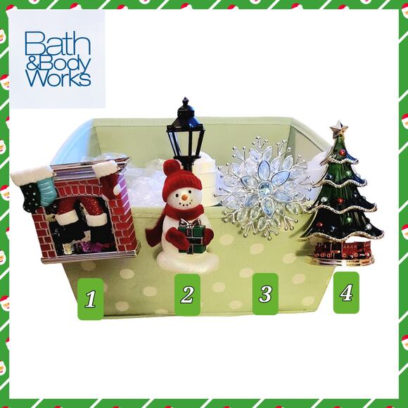 SANTA SNOWMAN SNOWFLAKE TREE WALLFLOWER PLUGS BY BATH & BODY WORKS - CHOOSE ONE - Picture 1 of 1
